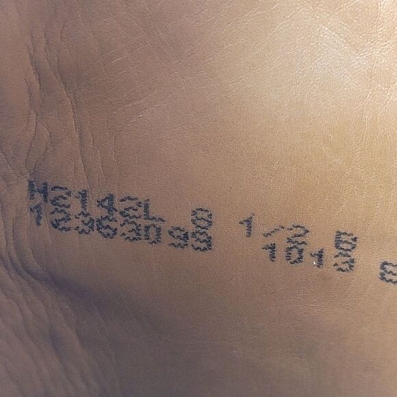 Tony Lama Black and Silver Heeled Boots - Picture 7 of 12